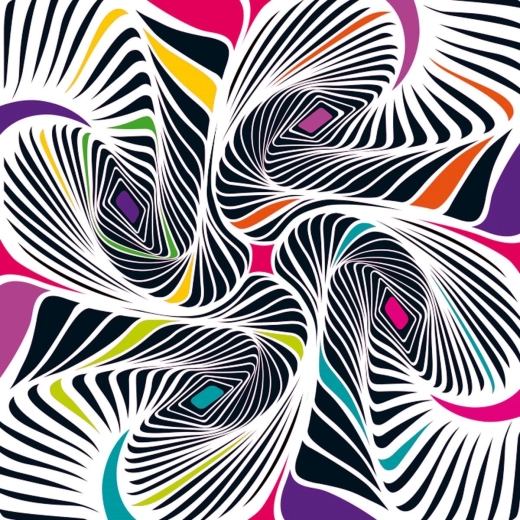 Vierkante puzzel Curiosi Q Shake – patroon II, 72 stukjes