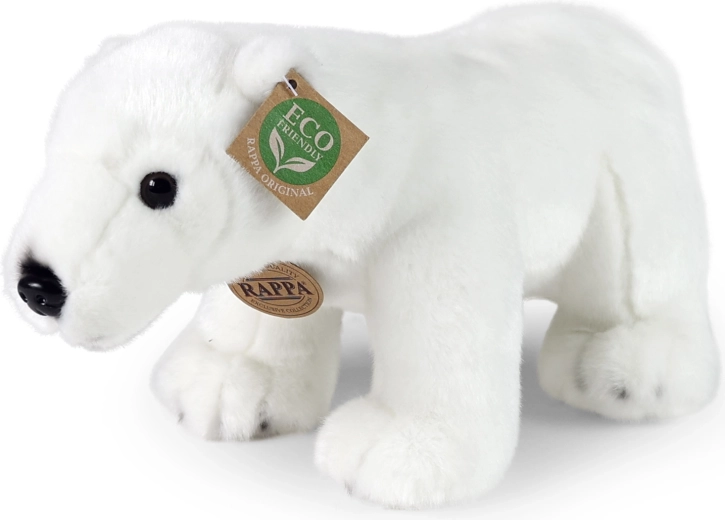 Rappa pluchen ijsbeer, staand, 30 cm, Eco-Friendly