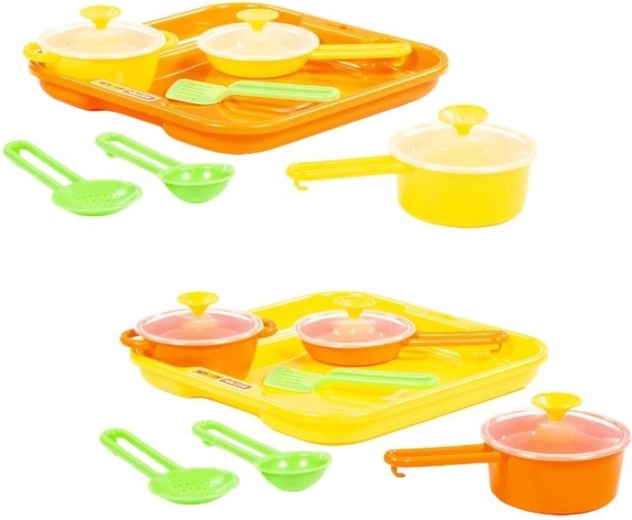 Serveerschaal met kinderservies
