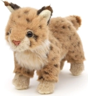 Milieuvriendelijke pluchen lynx 20 cm