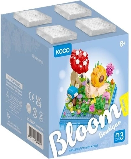 KOCO bouwset Bloom Boutique slak 625 onderdelen - 1 stuk