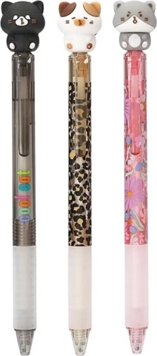 Depesche uitwisbare gelpen met kattenmotief - 1 stuk