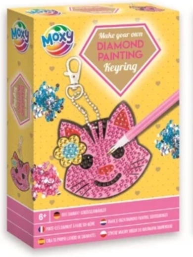 Grafix diamant schilderen – kattenhanger