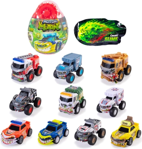 Auto in een verrassings-ei MONSTER Motor Mutants van Dickie
