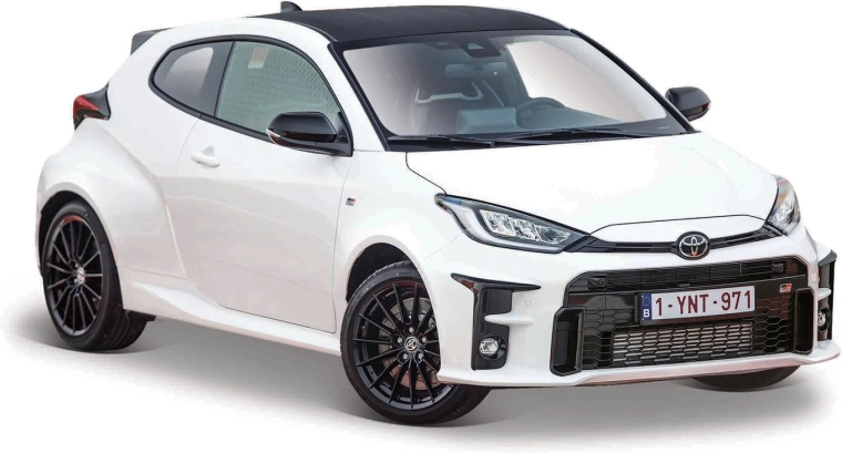 Maisto Toyota GR Yaris 2021 wit 1:24
