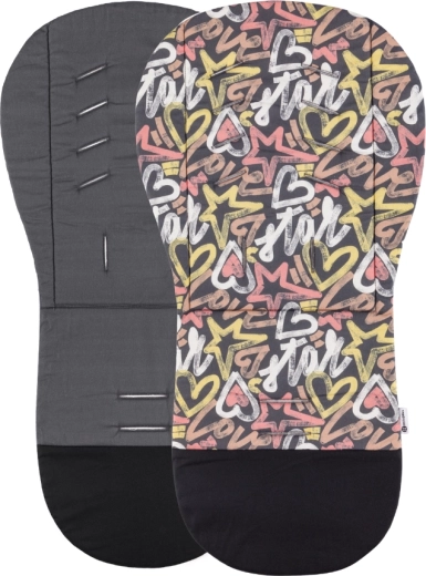 Petite&Mars inleg voor kinderwagen Foamy Urban Love