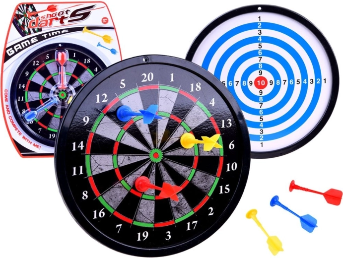 Magnetisch dubbelzijdig dartbord