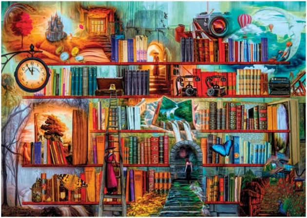 ANATOLIAN Puzzel Geheimzinnige bibliotheek 3000 stukjes