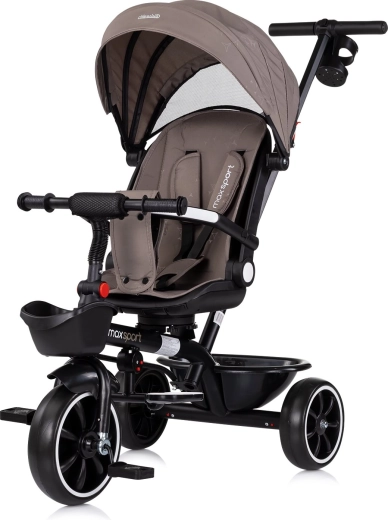 Kinderdriewieler met kap 2-in-1 CHIPOLINO Max Sport Tiramisu