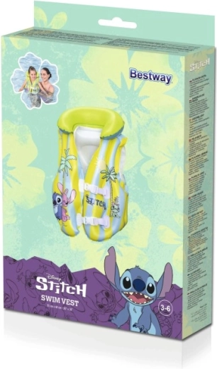 Kinder opblaasbaar zwemvest STITCH 51 × 46 cm