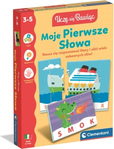 Puzzel Mijn eerste woorden – educatief spel voor kinderen van 3–5 jaar