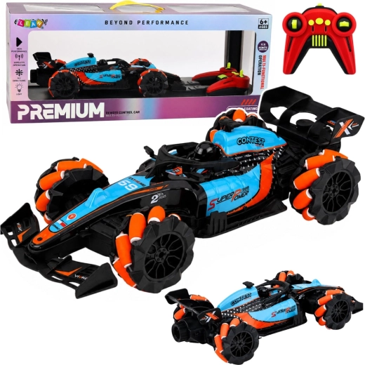 Sportieve RC-auto met afstandsbediening, drift met verlichting 31 cm 1:14 - 1 stuk