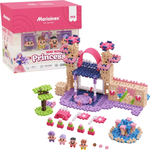 Mini Waffle bouwset Prinses kasteel van koning William