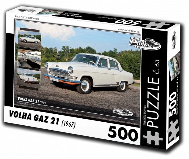 Puzzel Retro Auto's Volha GAZ 21 (500 stukjes)