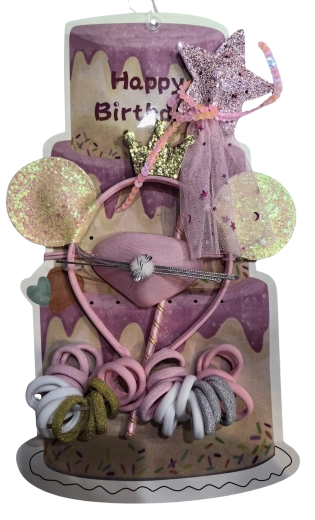 Roze cadeauset haaraccessoires (35 stuks)