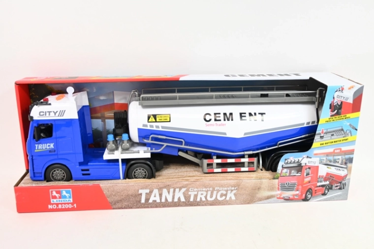 TIR-cementmixer met licht- en geluidseffecten 59 cm