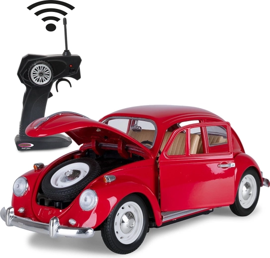 Jamara RC-auto VW Beetle Die-Cast 1:18 rood 27 MHz - 1 stuk