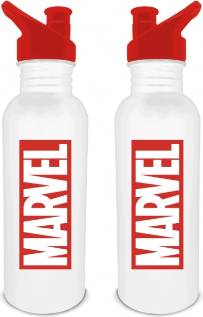 Roestvrijstalen waterfles met Marvel-logo