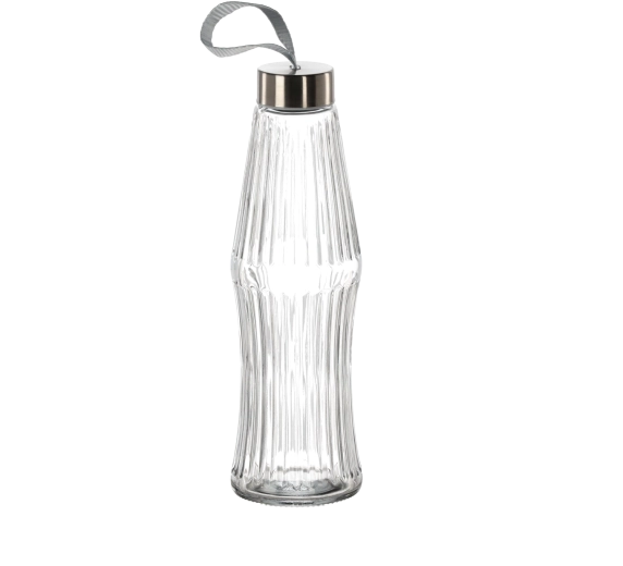 Fles 600 ml met schroefdop (verpakking van 6 stuks)