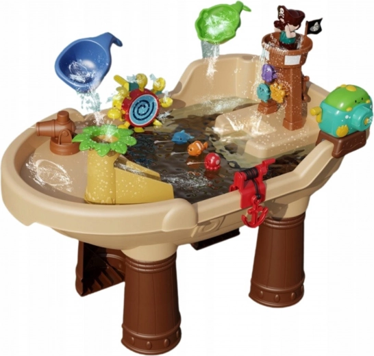 Woopie watertafel 2-in-1 piratenschip XL met zeepbellenmaker