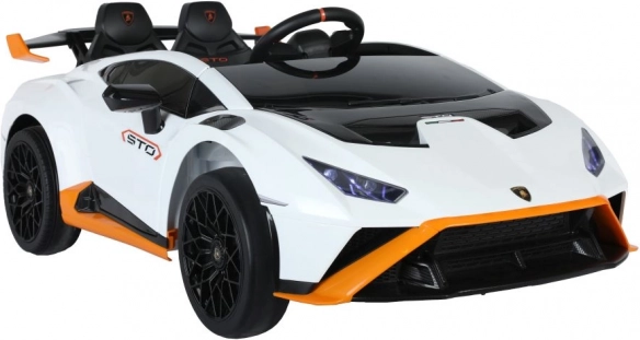 Elektrische kinderauto LAMBORGHINI STO Drift – wit