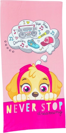 Roze handdoek Paw Patrol