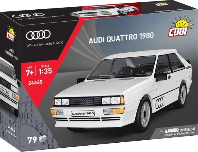Cobi Audi Quattro 1980 1:35 (79 onderdelen)