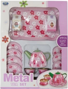 Metalen kinderserviesset