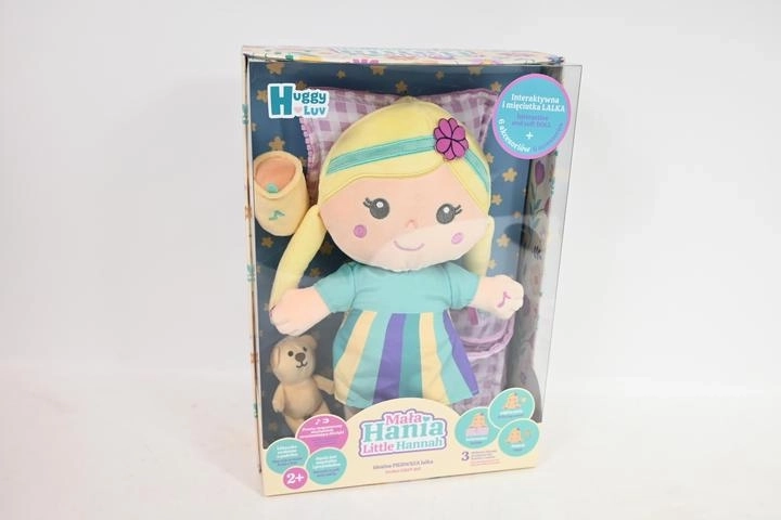 Huggy Luv interactieve zachte pop Hania met accessoires - 1 stuk