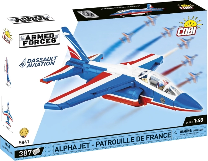 COBI Armed Forces Alpha Jet Patrouille de France 1:48 – bouwset (387 onderdelen)