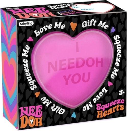 Nee Doh knijpbaar antistress hart