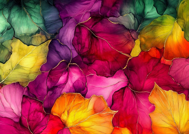 Enjoy puzzel Abstracte herfstbladeren 1000 stukjes