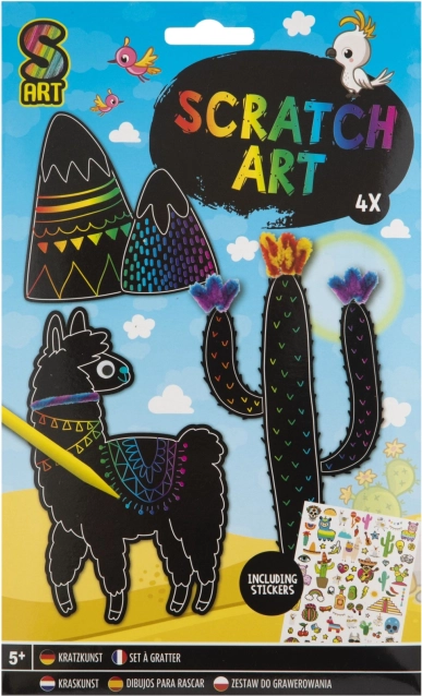 Creatieve set: maak je eigen krasdiertjes – Dieren