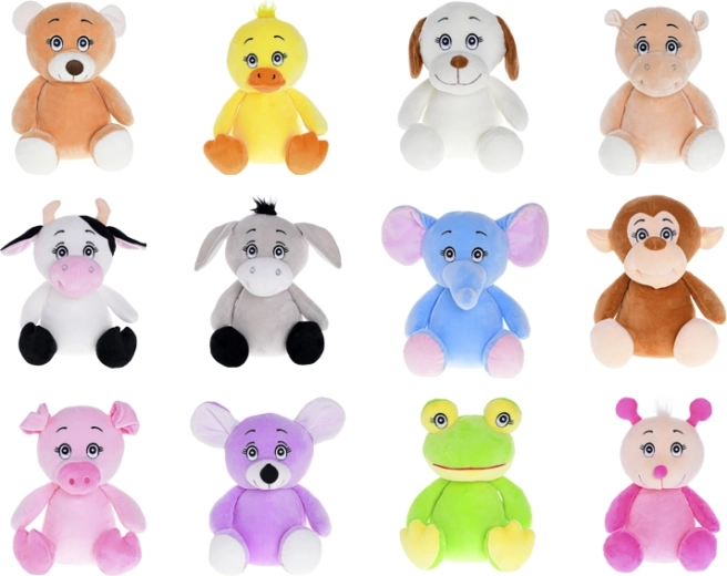 Pluchen koe 25 cm – zachte zittende knuffel voor kinderen vanaf de geboorte