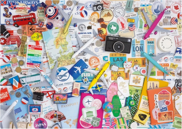 Puzzel Reiscollage 1000 stukjes EDUCA