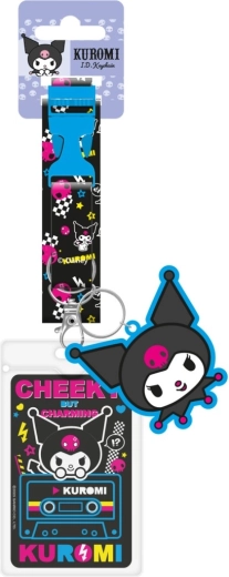 Kuromi nekkoord met hanger en kaarthouder