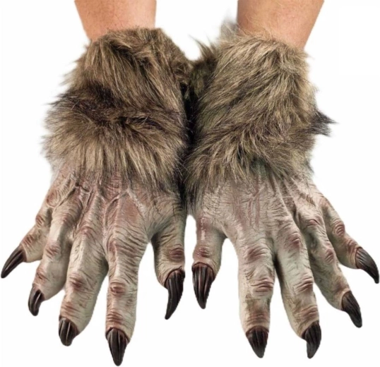Carnavalshandschoenen duivel met klauwen