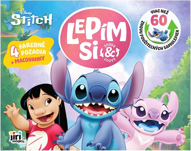 Herbruikbaar plakboek Lilo & Stitch voor kinderen