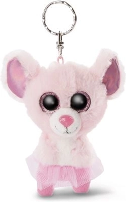 Nici Glubschis ballerina muis Yammy pluche sleutelhanger 9 cm - 1 stuk