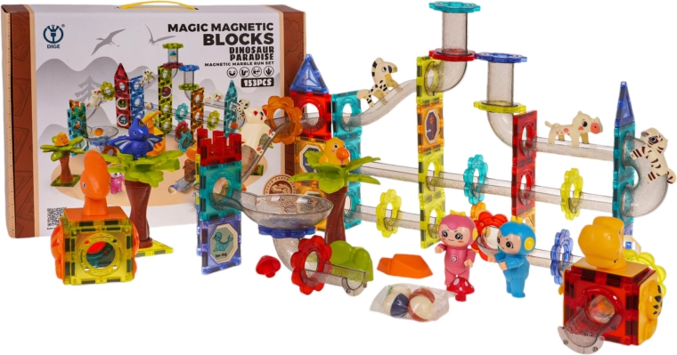 Set magnetische blokken Zoo Ball 153 dlg.