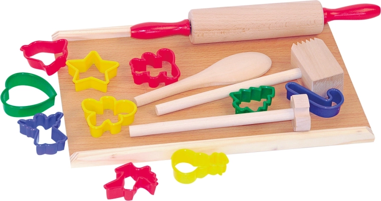 Set keukengerei met vormpjes