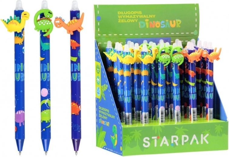 Uitwisbare gelpen Dinosaurus - 1 stuk