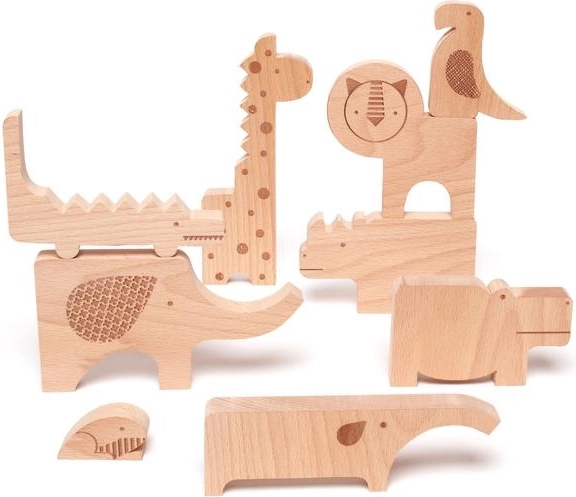 Houten puzzel Safari van Petit Collage