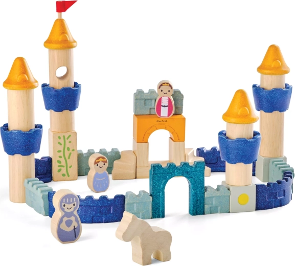 PlanToys bouwset kasteel (40 delen)