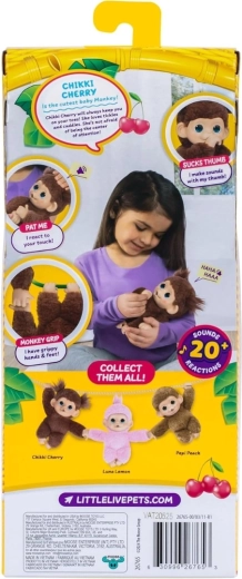Little Live Pets interactieve mini-aap Chikki Cherry