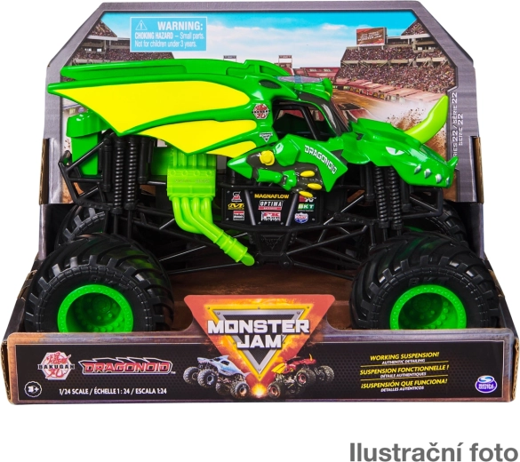 Monster Jam metalen monstertruckmodel 1:24 – Grave Digger (assortiment)