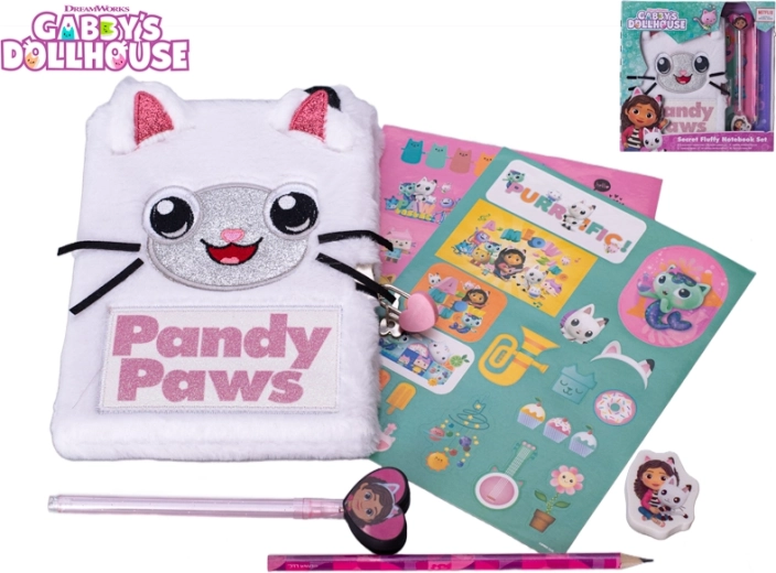 Geheim dagboek met stickers en pen Gabby's poppenhuis