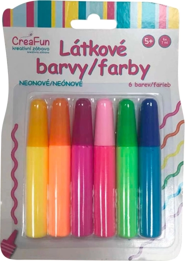 CreaFun neon textielverf – set 6×42 ml