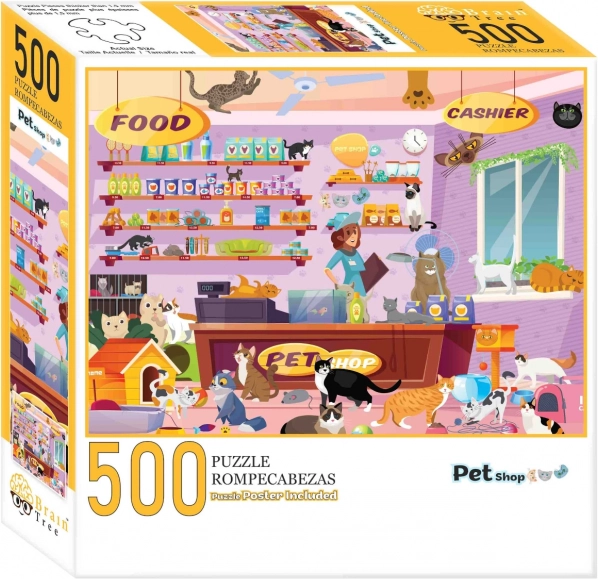 Puzzel Dierenwinkel 500 stukjes
