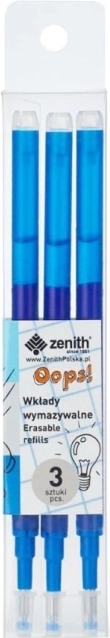 Vullingen voor het uitwisbare Oops!-pen, 0,6 mm – blauw, 3 stuks
